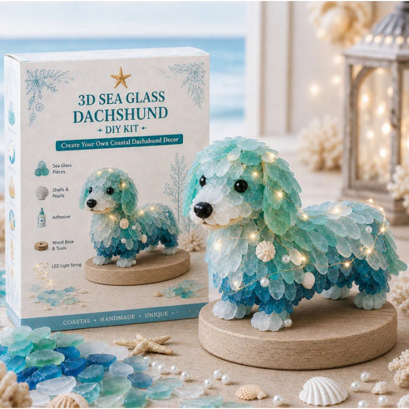 DIY Lighted Sea Glass Art Kit – 11 Designs