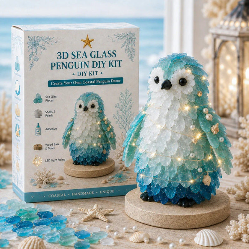 DIY Lighted Sea Glass Art Kit – 11 Designs