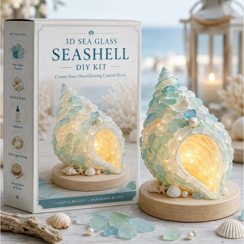 DIY Lighted Sea Glass Art Kit – 11 Designs