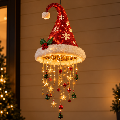 Premium Christmas Chandelier – Festive Hanging Holiday Light