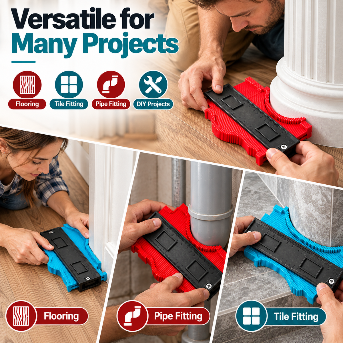 ❤️Contour Gauge for Woodworking and DIY Projects