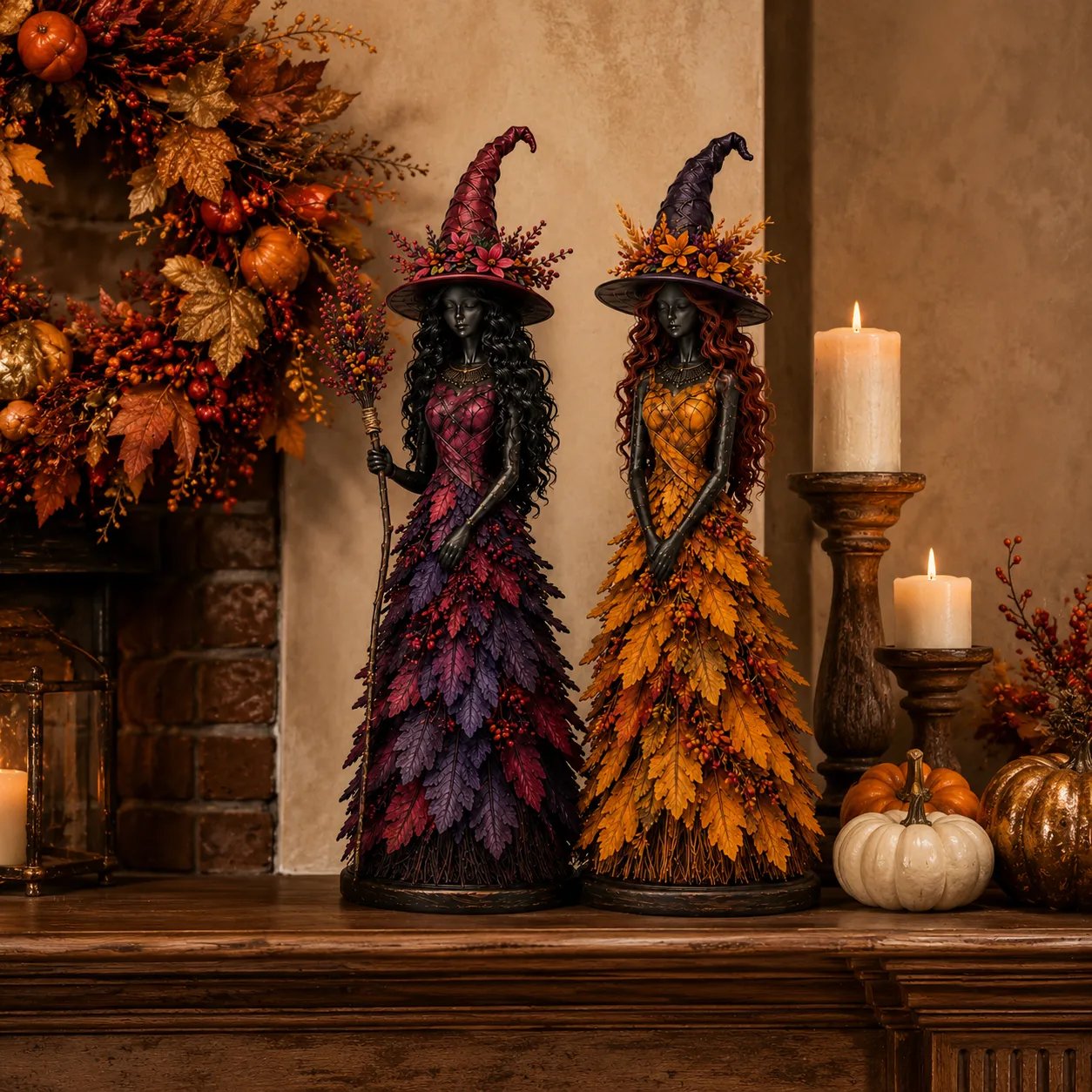 🧙‍♀️Enchanted Autumn Witch Figurine (📦Buy 2 Free Shipping)