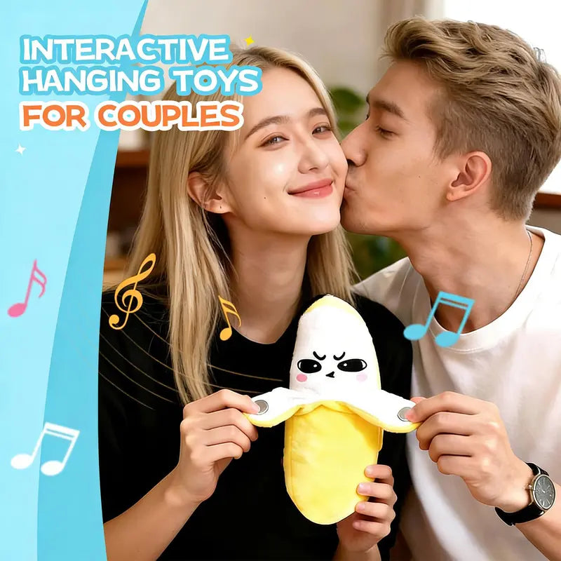 🍌 Interactive Rhythm Plush Toy Set 🎵 Banana • Strawberry • Carrot Music Plush Collection