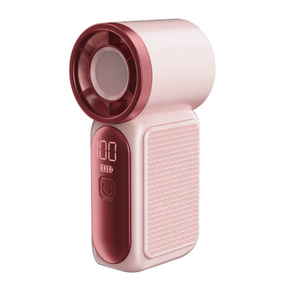 Mini Handheld Turbo Fan with LED Display – 100-Speed Portable Pocket Cooling Fan for Women, USB Rechargeable Travel & Makeup Essential