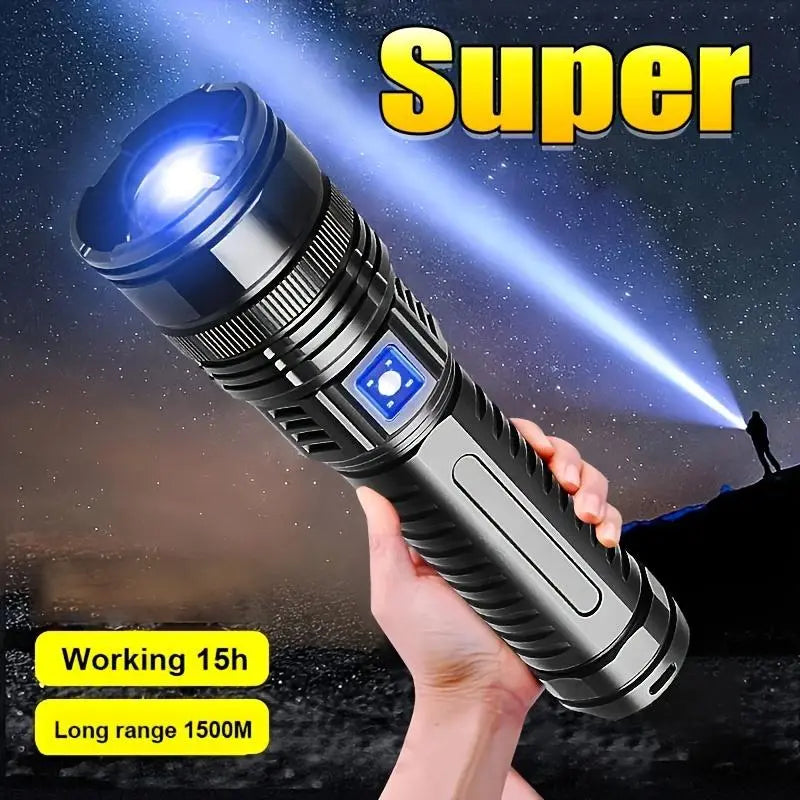 🎁2-in-1 Portable Flashlight Power Bank