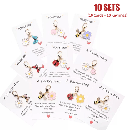 ✨Crafted by Hand-20 Sets Hug Favors(🦋Butterfly. Ladybird. Flower. Bee)