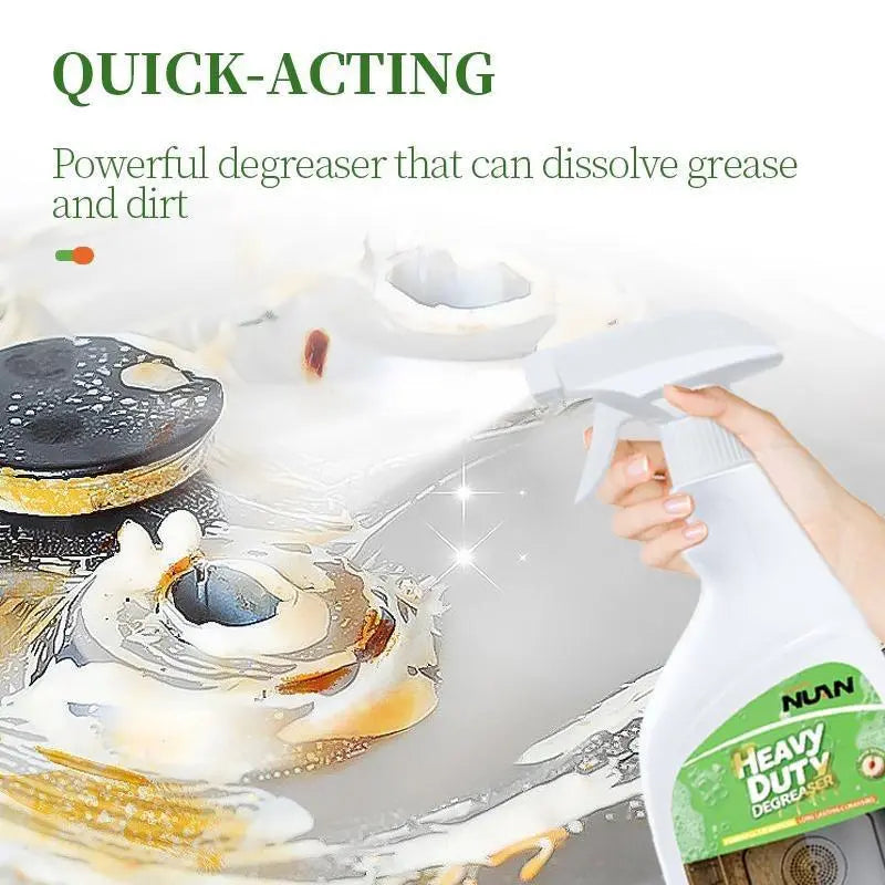Heavy Duty Kitchen Degreaser Spray 500ml – Powerful Grease & Oil Remover for Stove, Oven, Countertops & Range Hoods