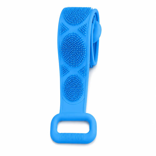 Silicone Bath Brush, Double-Sided Exfoliating Back Scrubber
