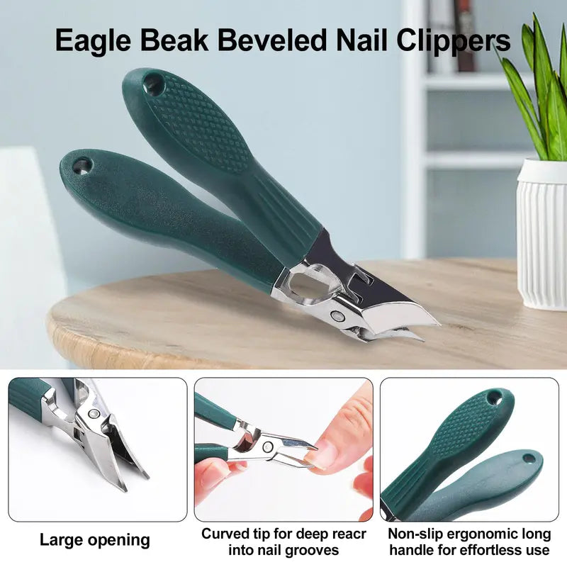 Eagle Beak Beveled Nail Clippers 3-Piece Set
