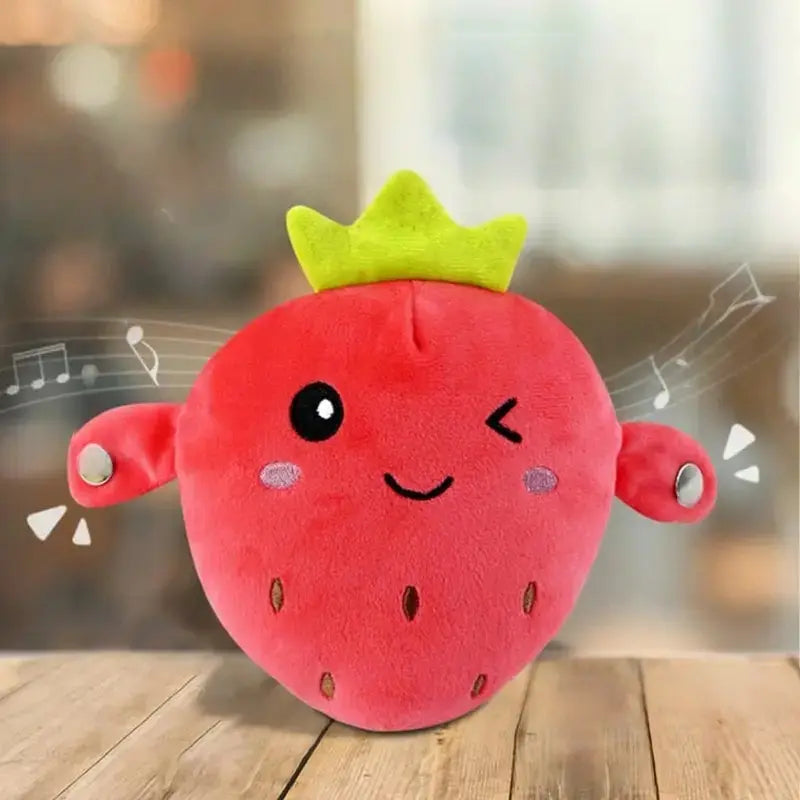🍌 Interactive Rhythm Plush Toy Set 🎵 Banana • Strawberry • Carrot Music Plush Collection