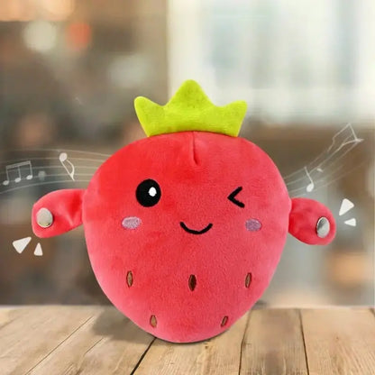 🍌 Interactive Rhythm Plush Toy Set 🎵 Banana • Strawberry • Carrot Music Plush Collection