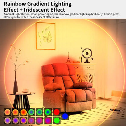 Smart Rechargeable Motion Sensor Night Light – RGB Ambient Wall Lamp