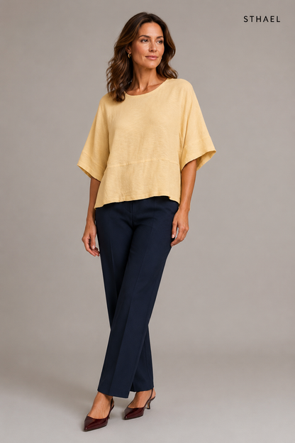 Women's Batwing Oversized T-Shirt – Loose Fit Casual Top