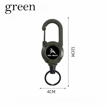 💝Best Gifts For Your Dad - 3 In 1 new multifunctional Retractable Pull Reel Carabiner Keychain