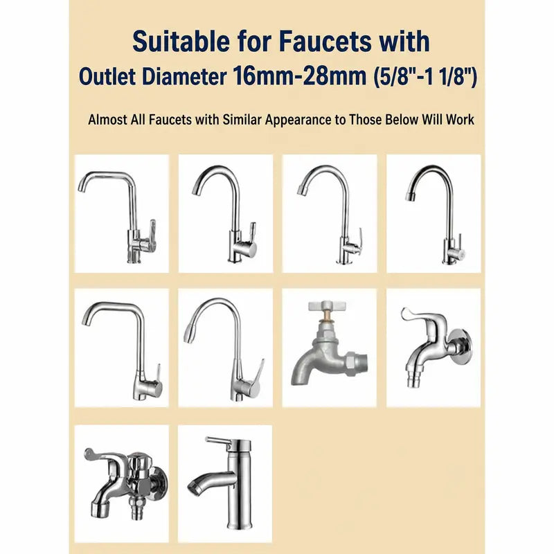 💧 Universal Faucet Filter Bag (20pcs)  – Cleaner Water in Seconds