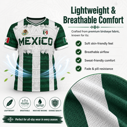 🇲🇽 2026 Mexico Aztec Calendar Soccer Jersey ⚽☀️