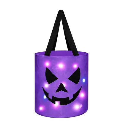 Light Up Halloween Candy Buckets For Trick Or Treating