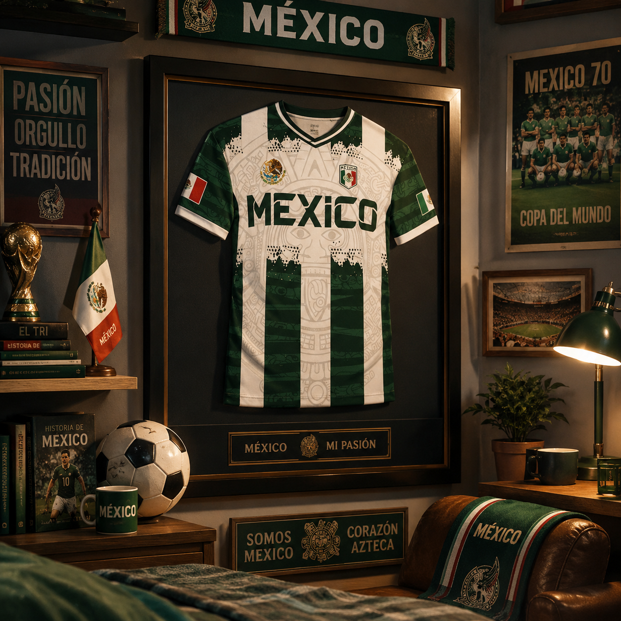 🇲🇽 2026 Mexico Aztec Calendar Soccer Jersey ⚽☀️