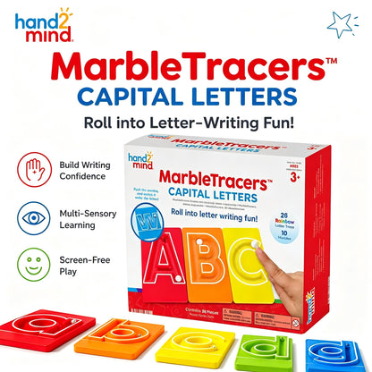 Marble Tracers Roll Into Letter-Writing Fun