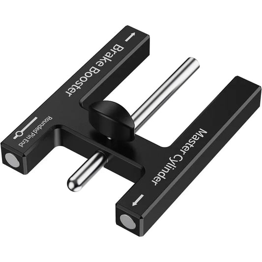 GJANSH Brake Adjustment Tool. Brake Booster Rod Adjustment Tool. Brake booster with master cylinder.Pushrod Power For Adjustable Braking Distance of Brake Pedal(N48 Magnetic CNC Aluminum)