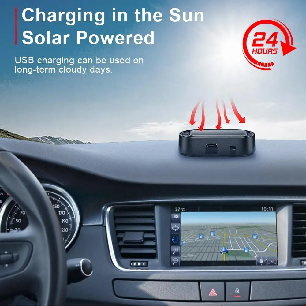 🎉2PCS Solar Powered Fake Car Alarm Light