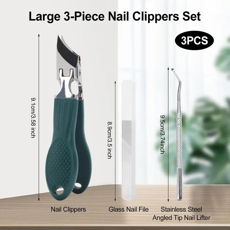 Eagle Beak Beveled Nail Clippers 3-Piece Set