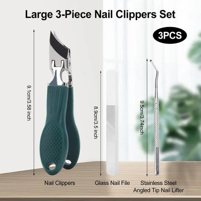 Eagle Beak Beveled Nail Clippers 3-Piece Set
