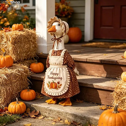 🎃 Pumpkin Wizard Porch Goose Outfit