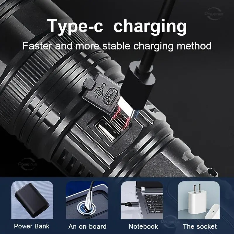 🎁2-in-1 Portable Flashlight Power Bank