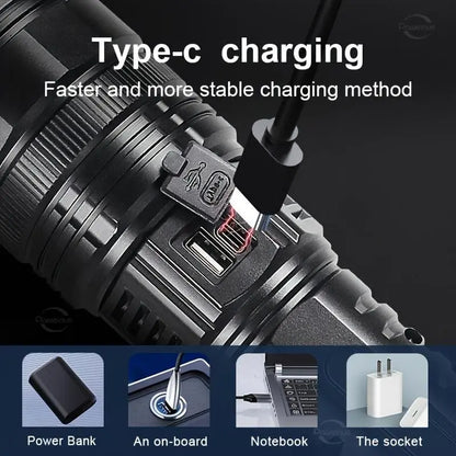 🎁2-in-1 Portable Flashlight Power Bank