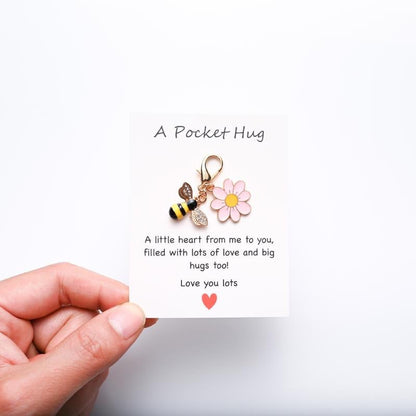 ✨Crafted by Hand-20 Sets Hug Favors(🦋Butterfly. Ladybird. Flower. Bee)