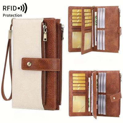 ✨Damen RFID-blockierendes Lederportemonnaie