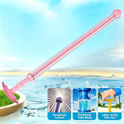 Telescopic Water Gun – Summer Outdoor Pool & Beach Water Fight Party Toy (41cm Long-Range Pump Water Blaster)