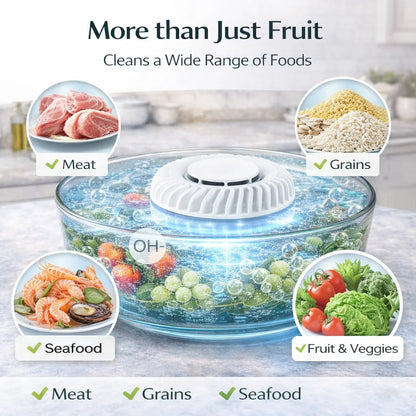 🥬 Fruit & Vegetable Washer – Removes Pesticides & Bacteria. No Chemicals Needed