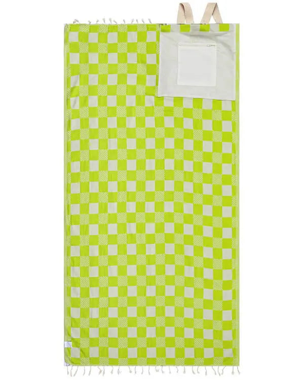 2-in-1 Sand Resistant Beach Towel Backpack