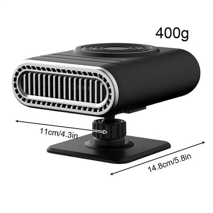 🎁12V Portable Car Heater &amp; 360° Rotatable Window Defroster