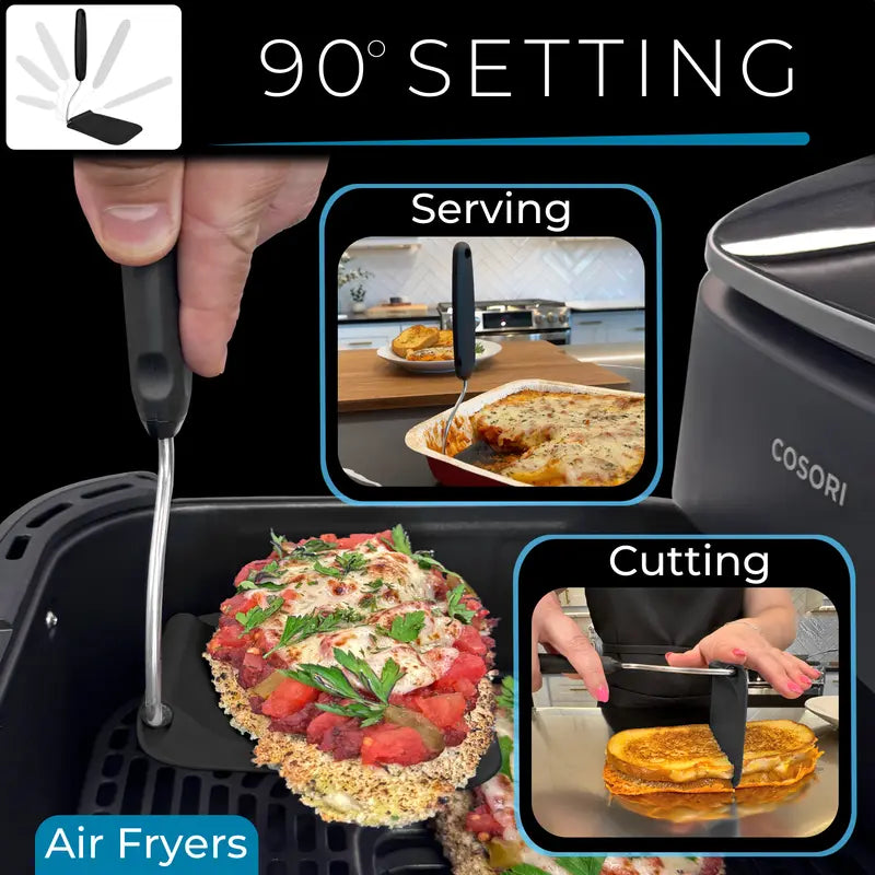 Adjustable Angle Spatula – 7 Positions Kitchen Essential Gadget