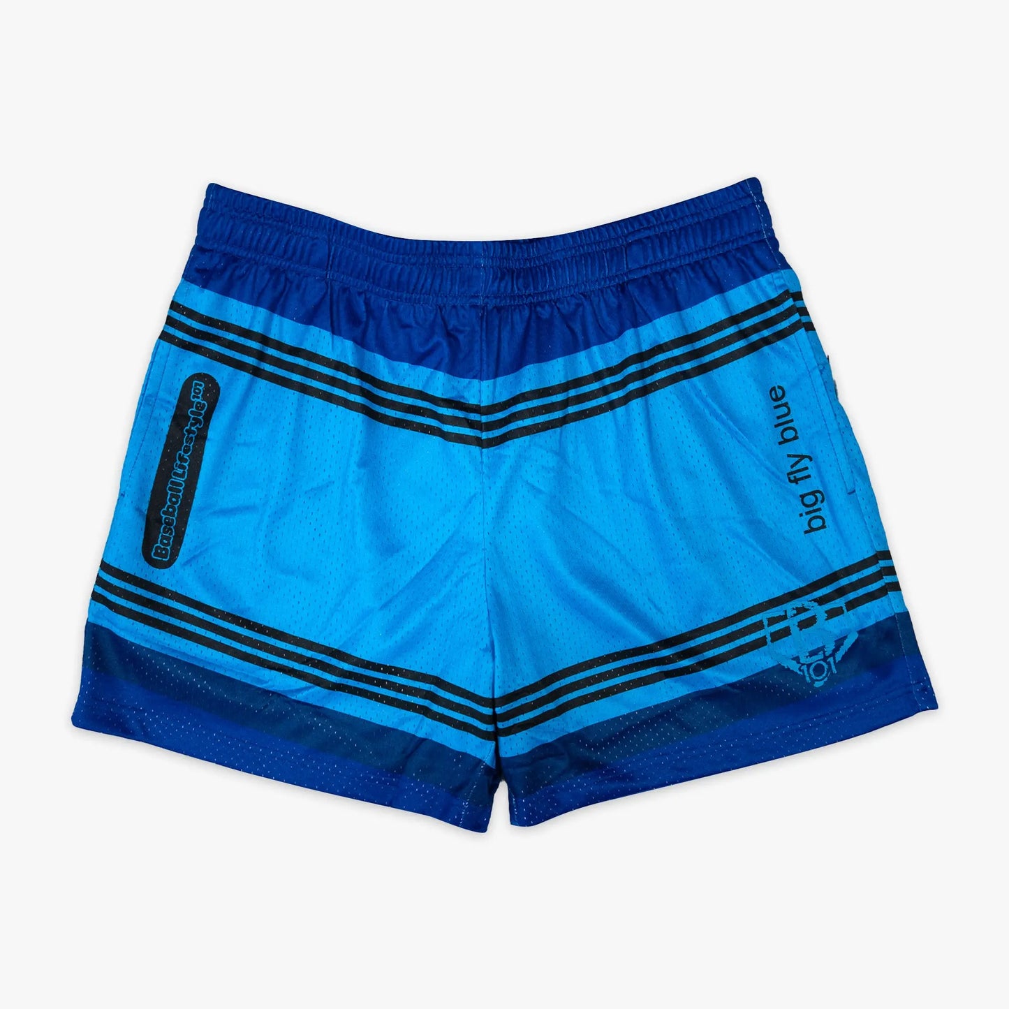 Crayon Youth Shorts – Cotton Candy Gradient Mesh Shorts for Kids