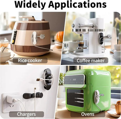 10-Pack Kitchen Appliance Cord Organizer Hooks