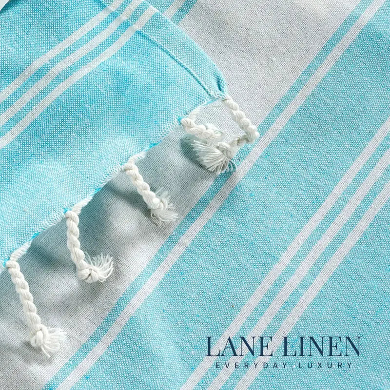 LANE LINEN XL Beach Towel – Lightweight Quick-Dry Sand-Free Hammam Towel for Beach, Pool & Travel 🌞🏖️