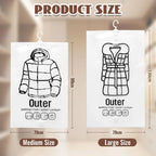 ⏳Hanging Vacuum Storage Bags for Closets - Save 75% Space Instantly