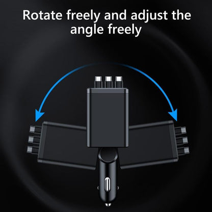 8-in-1 Ultimate Car Charger! Level up your drive with 60W Starlight projection