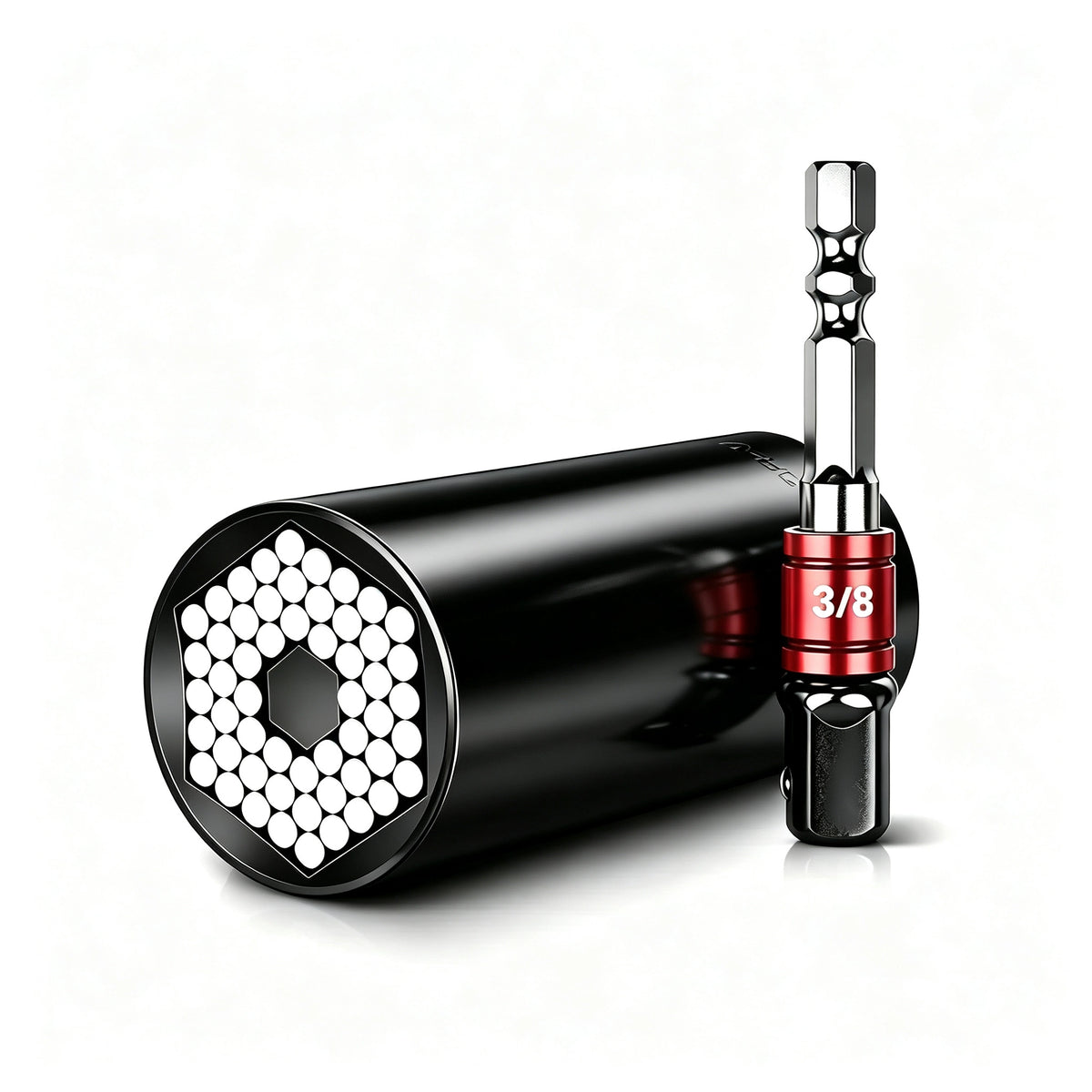 🎁Universal Grip Socket Tool With Power Drill Adapter – 7–19mm
