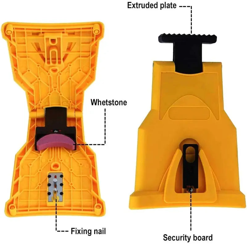 Portable Bar-Mount Chainsaw Chain Sharpener for 14"-20" Chainsaws
