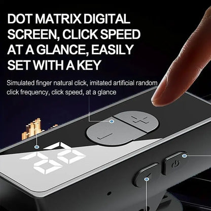 📱 2026 Upgraded Auto Clicker – Hands-Free Continuous Tap Device for Gaming, Live Streaming & Apps ⚡