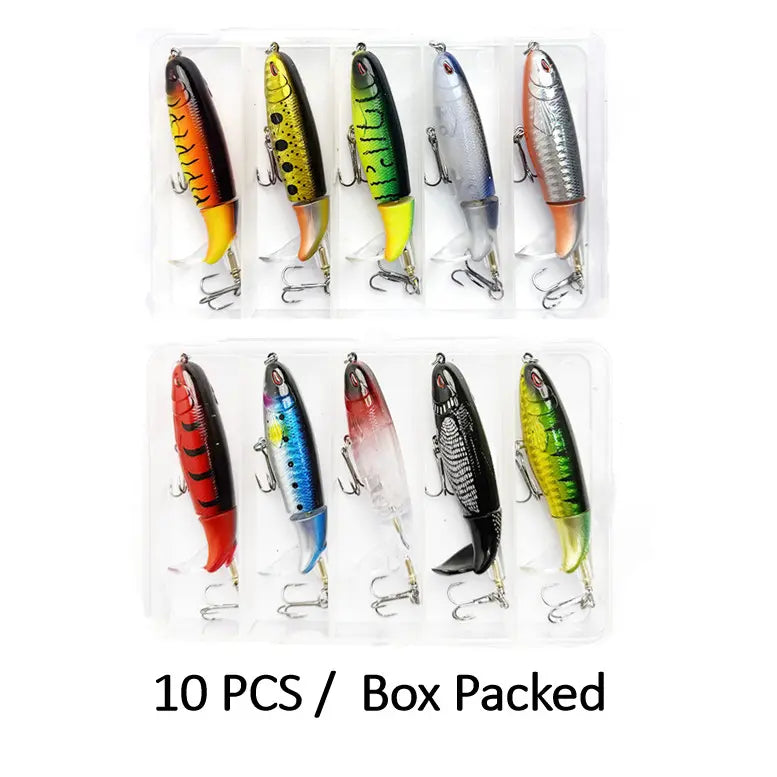 EXCROCK Artificial Fishing Lure Set (5/10pcs) – Realistic Swimbaits for Bass & Predator Fish 🎣🐟