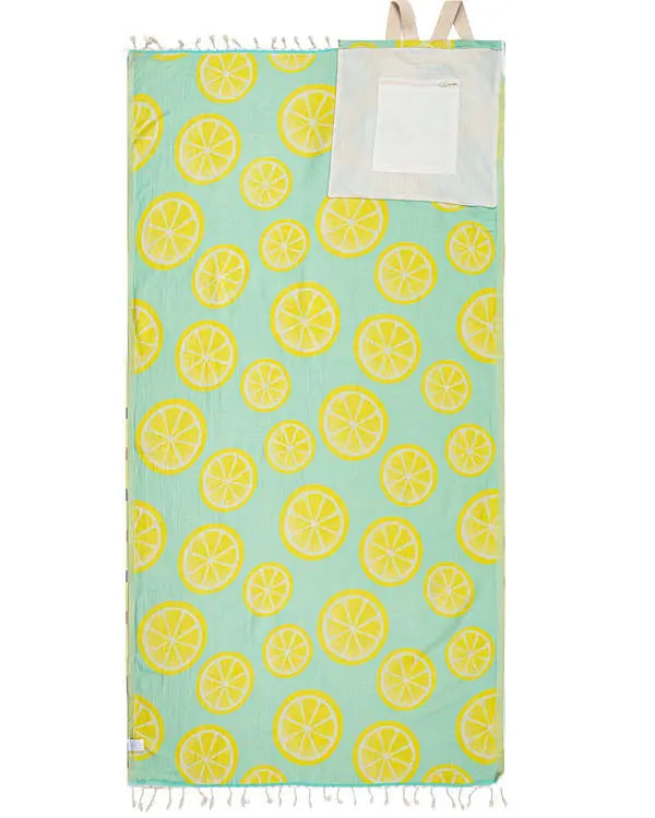 2-in-1 Sand Resistant Beach Towel Backpack