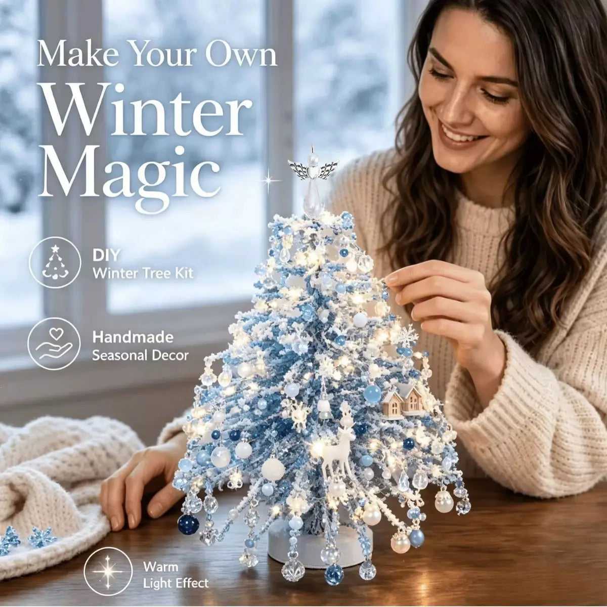 DIY Beaded Christmas Tree Craft Kit