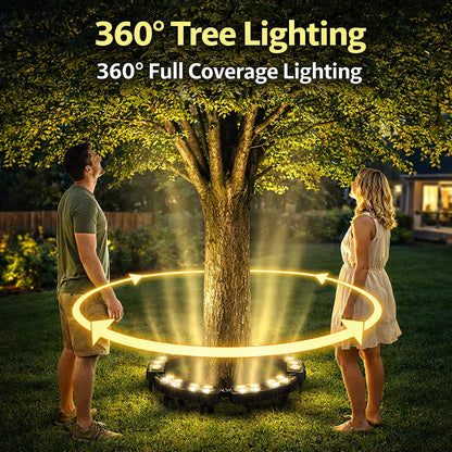 🌳 LED Ring Tree Light (Single Piece) | Outdoor Waterproof 360° Landscape Spotlight for Trees, Gardens & Pathways