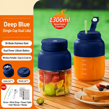 Tragbarer elektrischer Mixerbecher (1300 ml)